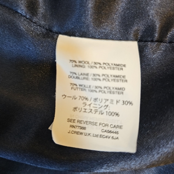 J.Crew Mercantile Women's Cocoon Coat in Italian Stadium-Cloth Wool - Picture 5 of 9